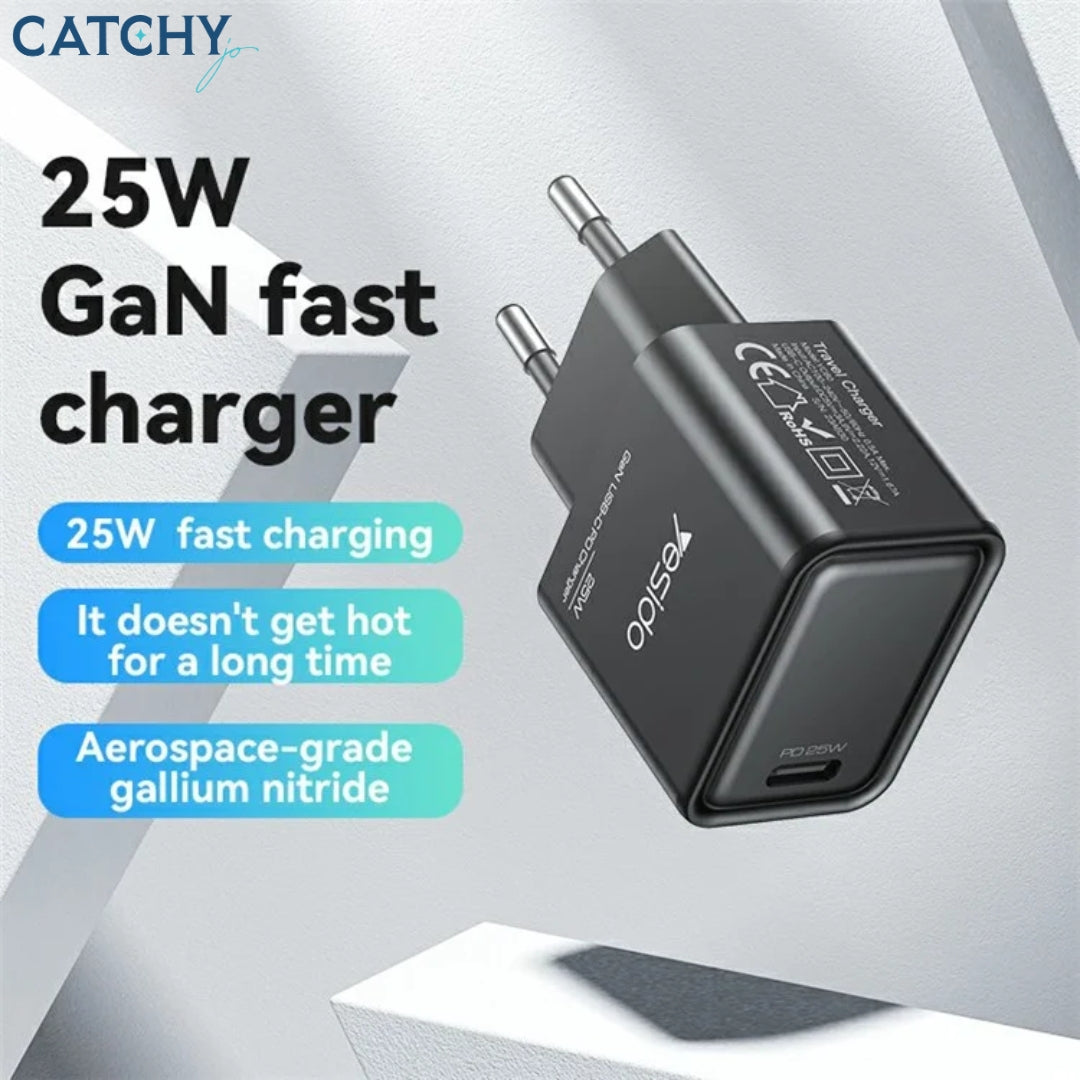 YESIDO YC62 Fast Charging Type-C Adapter (25W)