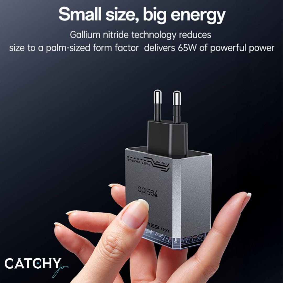YESIDO YC101 Fast Charging Adapter (65W)