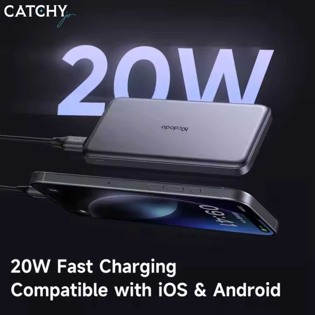 MCDODO 378 Ultra-Thin Fast Charging Power Bank (10000mAh)