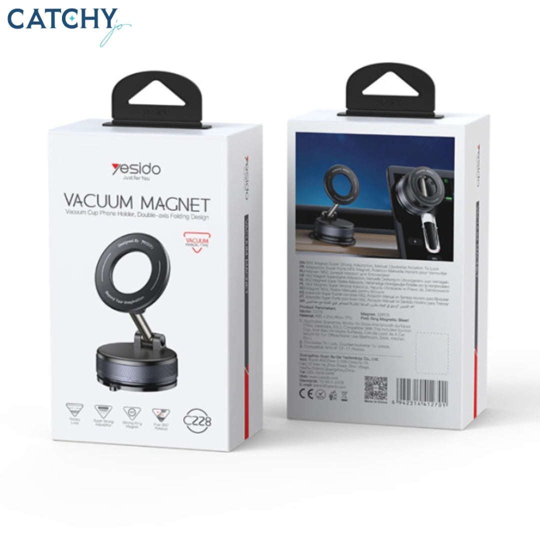 YESIDO C228 360 Rotation Foldable Car Phone Holder