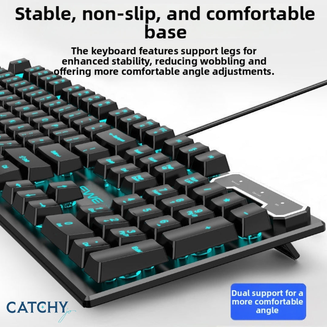 Wired Mechanical Gaming Laser Keyboard