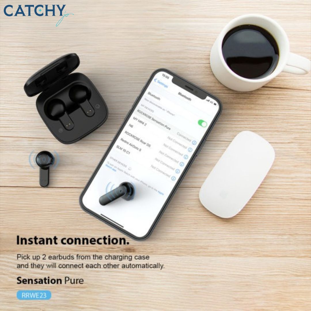 ROCKROSE Sensation Pure True Wireless Stereo Bluetooth Headphones