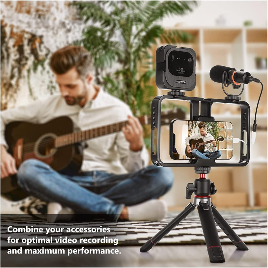 Universal Phone Rig Lens With Silicone Handles Video Stabilizer