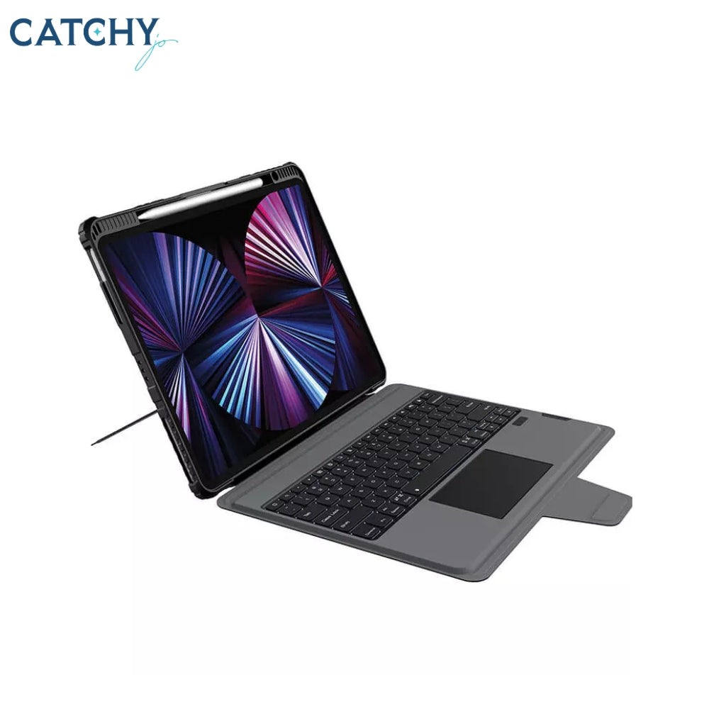 حافظة Nillkin بامبر كومبو مع لوحة مفاتيح بإضاءة خلفية لجهاز iPad