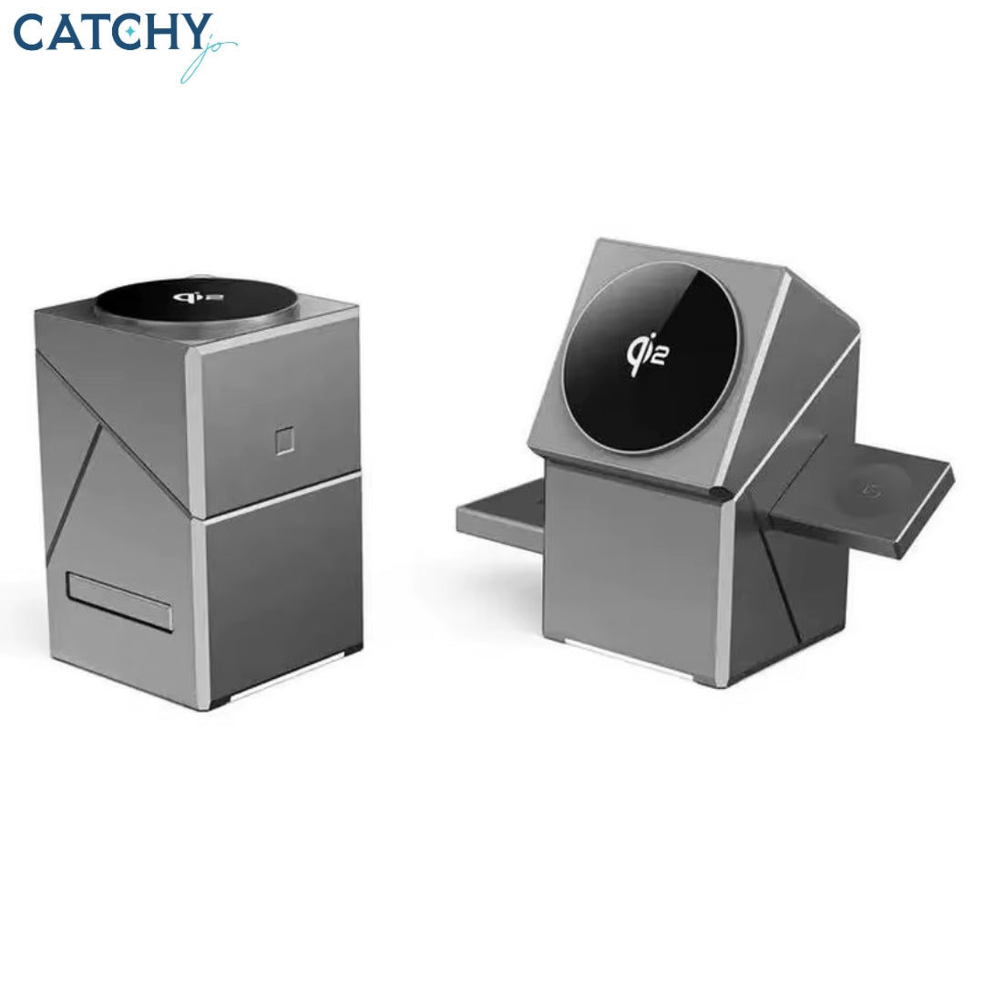 3 in 1 Magnetic Wireless Charger Stand (15W)