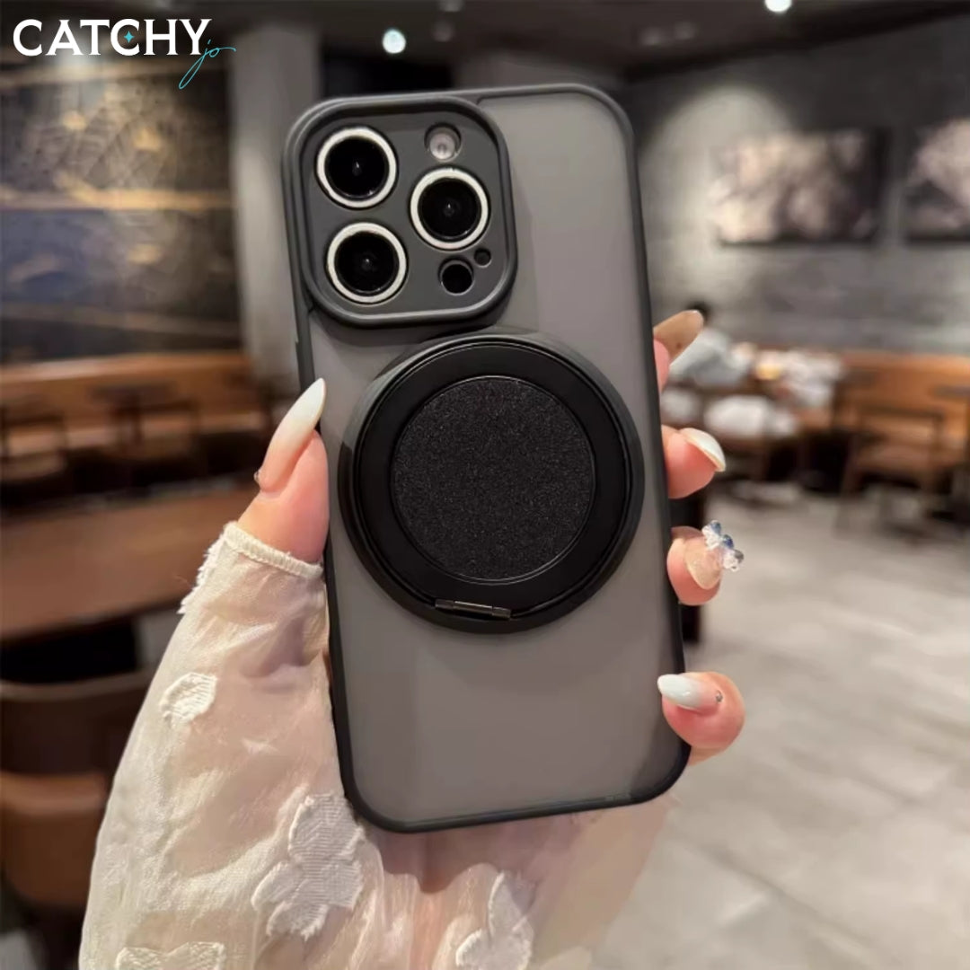 iPhone Rotating Magnetic Bracket Frosted Case