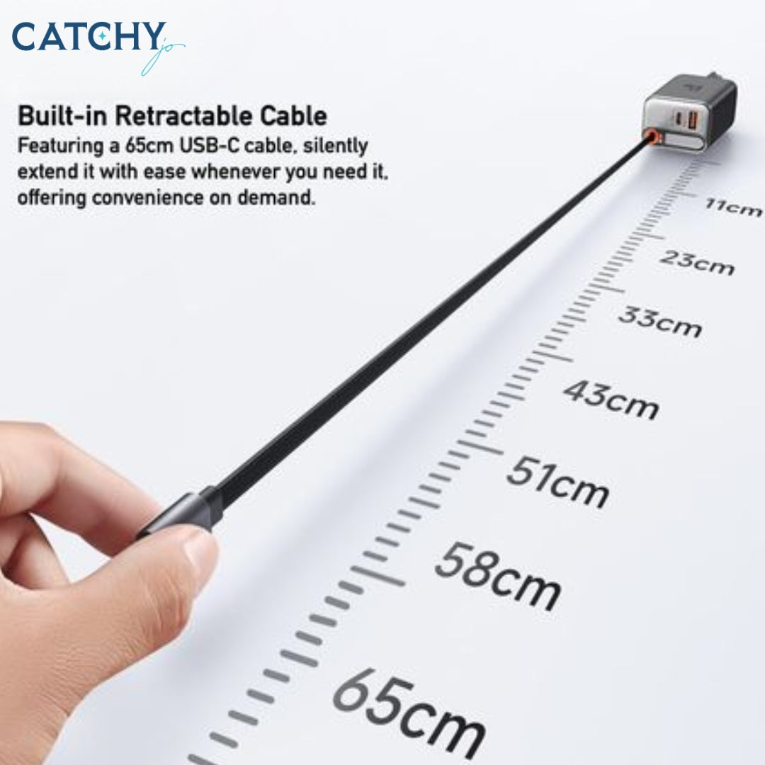 MCDODO Fast Charger Adapter With USB-C Cable (67W)