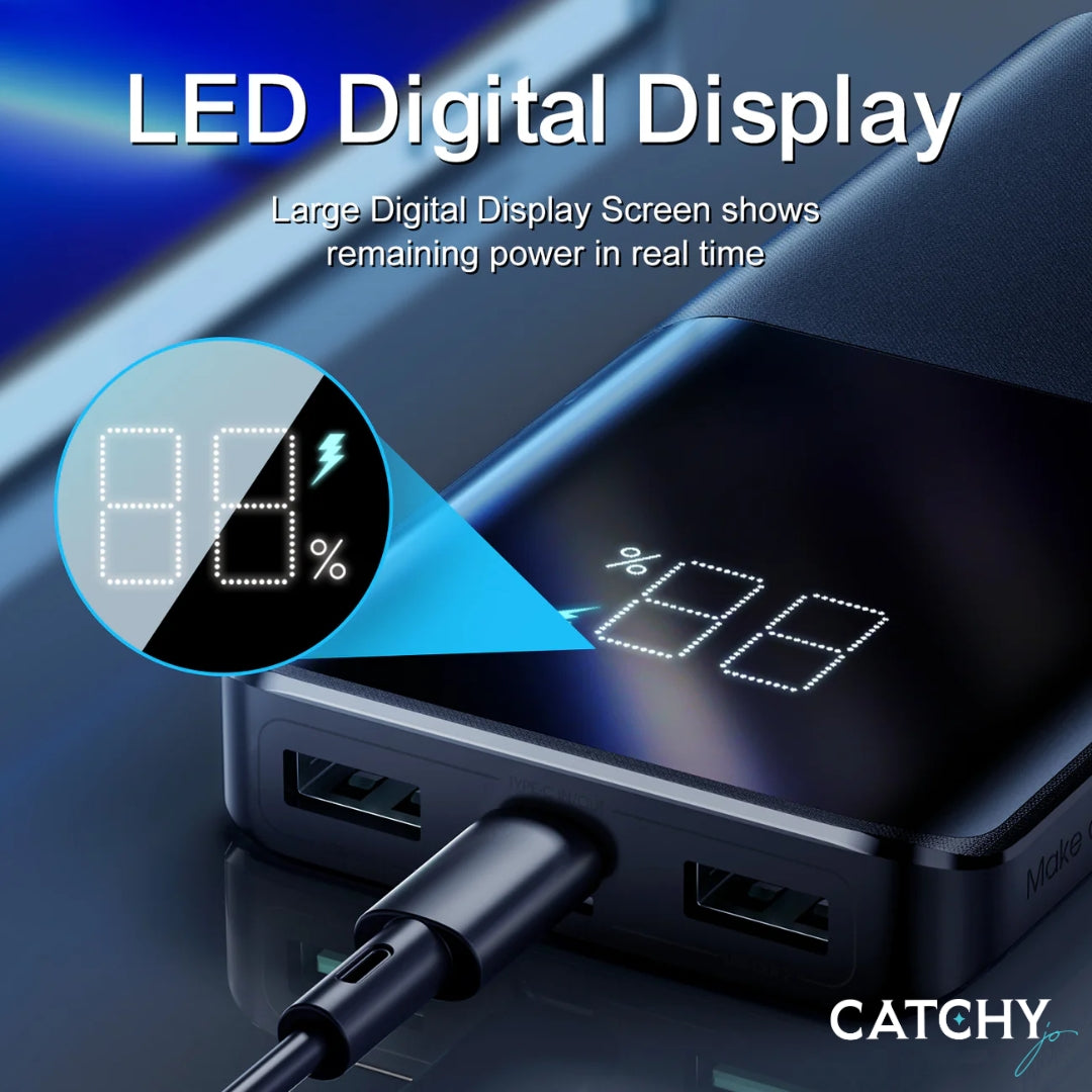 JOYROOM JR-QP191 Power Bank With USB To Type-C Cable 22.5W (10000mAh)