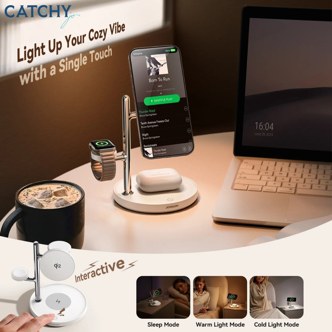 JOYROOM JR-W23 Qi2 4-in-1 Wireless Charger