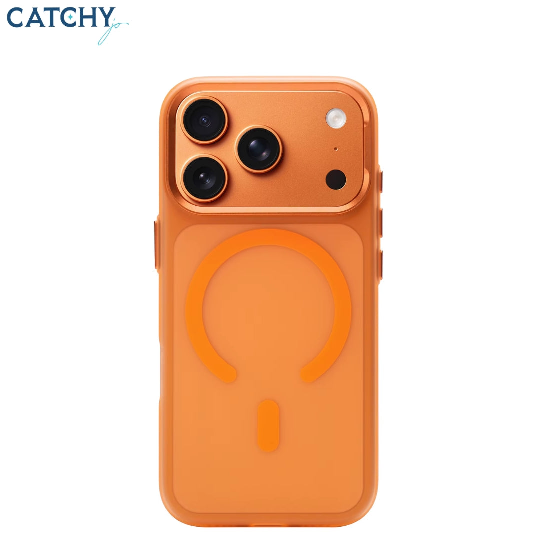 iPhone Matte PC Powerful Magnetic Shockproof Mobile Case