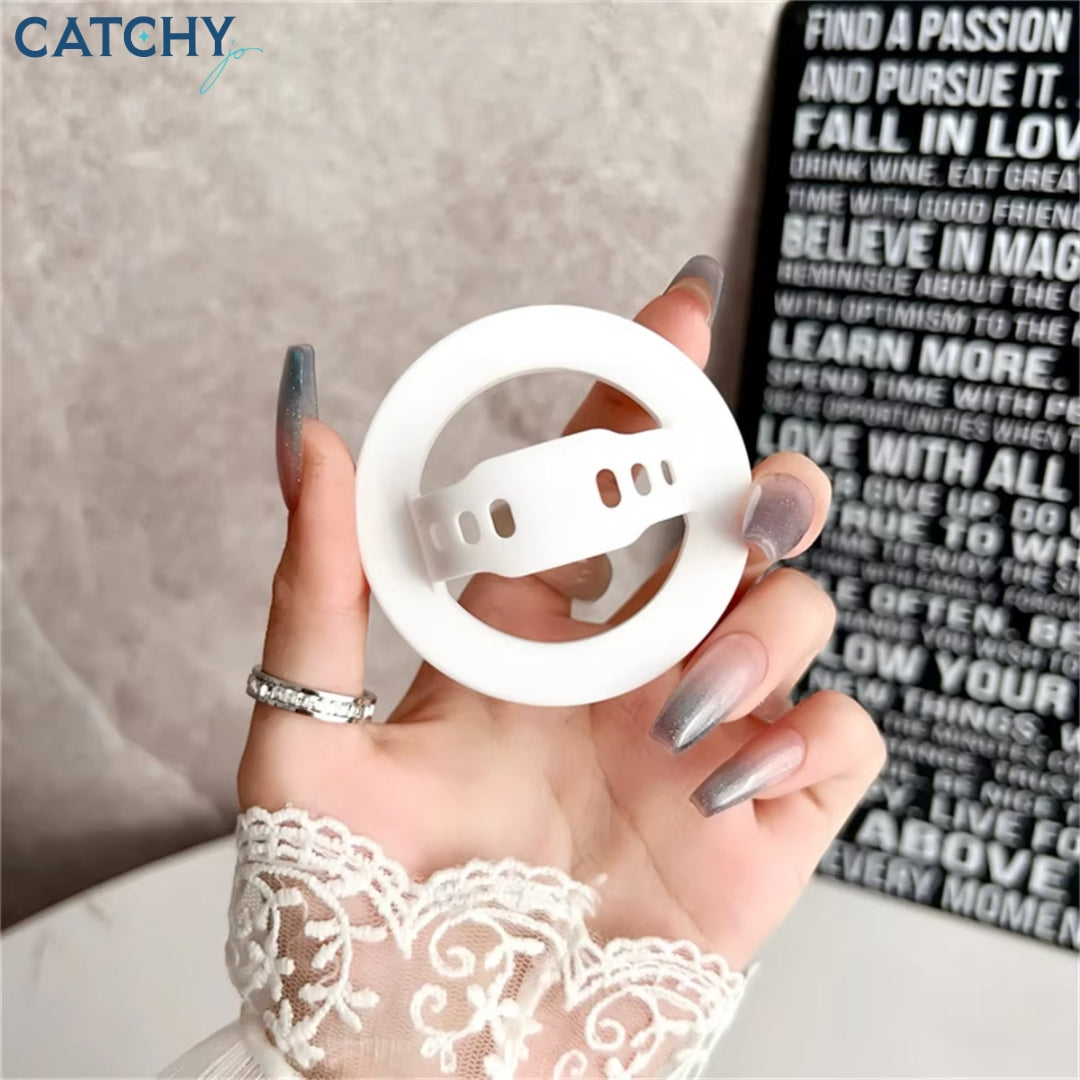 Hollow Strong Magnetic Liquid Silicone Comfortable Phone Holder