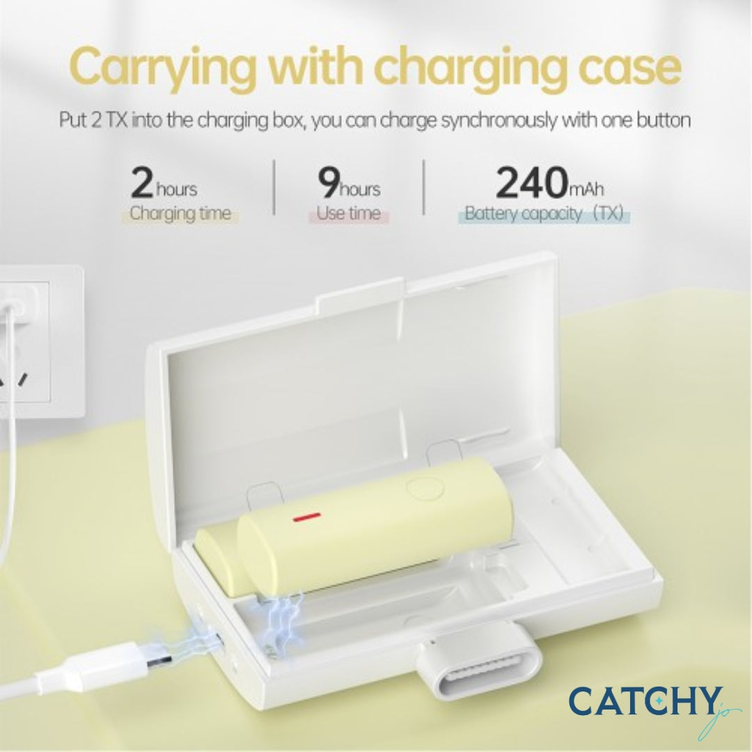 LENSGO 518C Wireless Lavalier Microphone