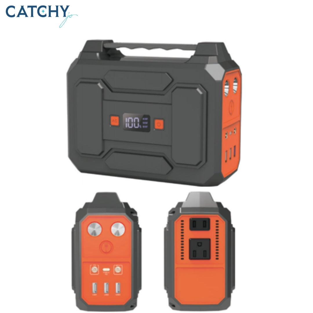 Portable Power Station With Solar Panel (1000W)