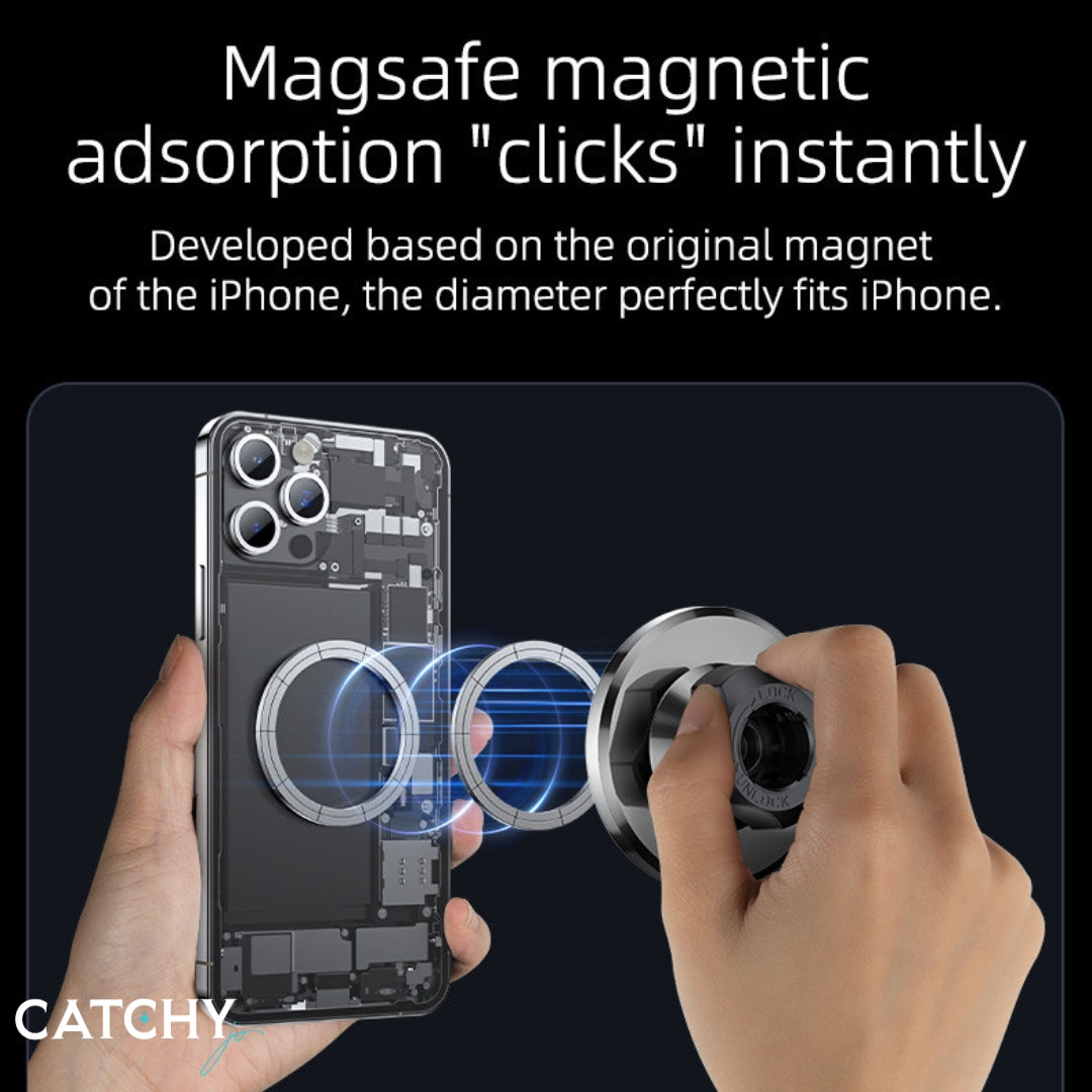 YESIDO C201 360 Multi-Dimensional Rotation Magnetic Car Phone Holder