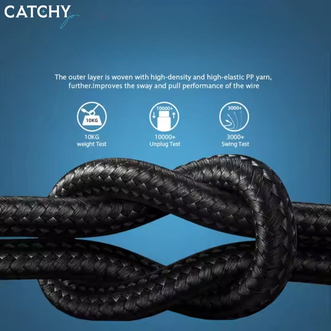Phone Planet Aluminium Alloy Type-C Braided Cable (60W)