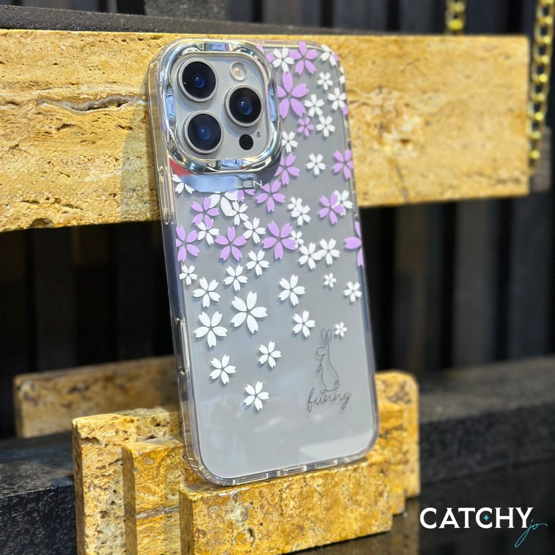 iPhone Hard Colorful Flower Case