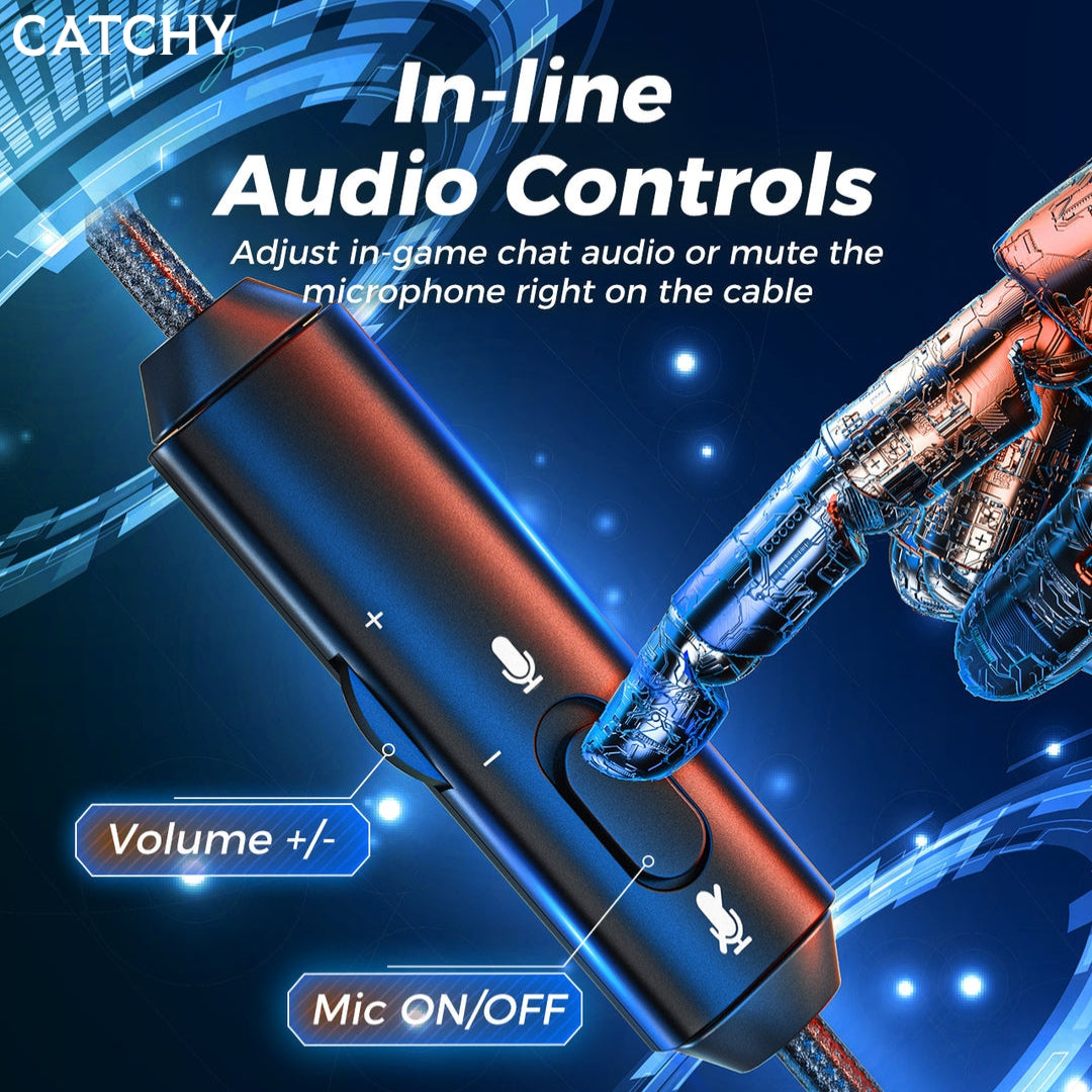 Mpow BH448 IRON SE Wired Gaming Headset