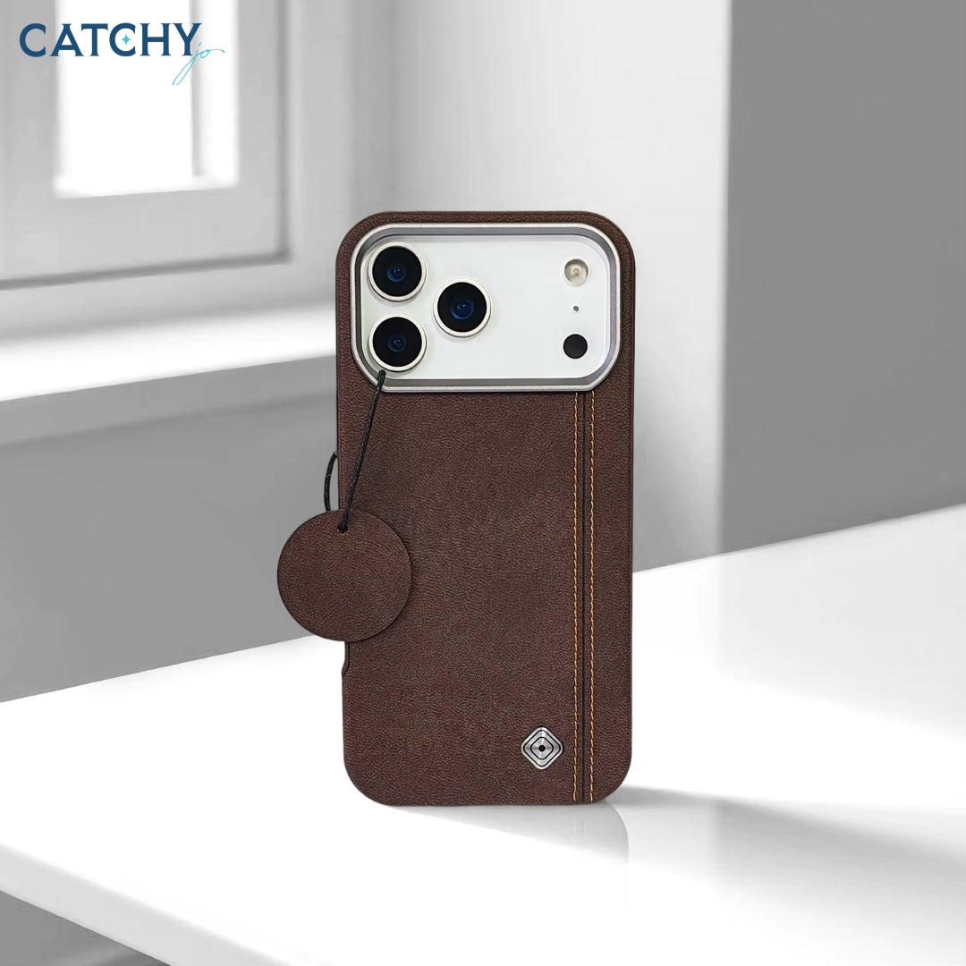 iPhone Luxury Business Artificial Leather Magnetic Case