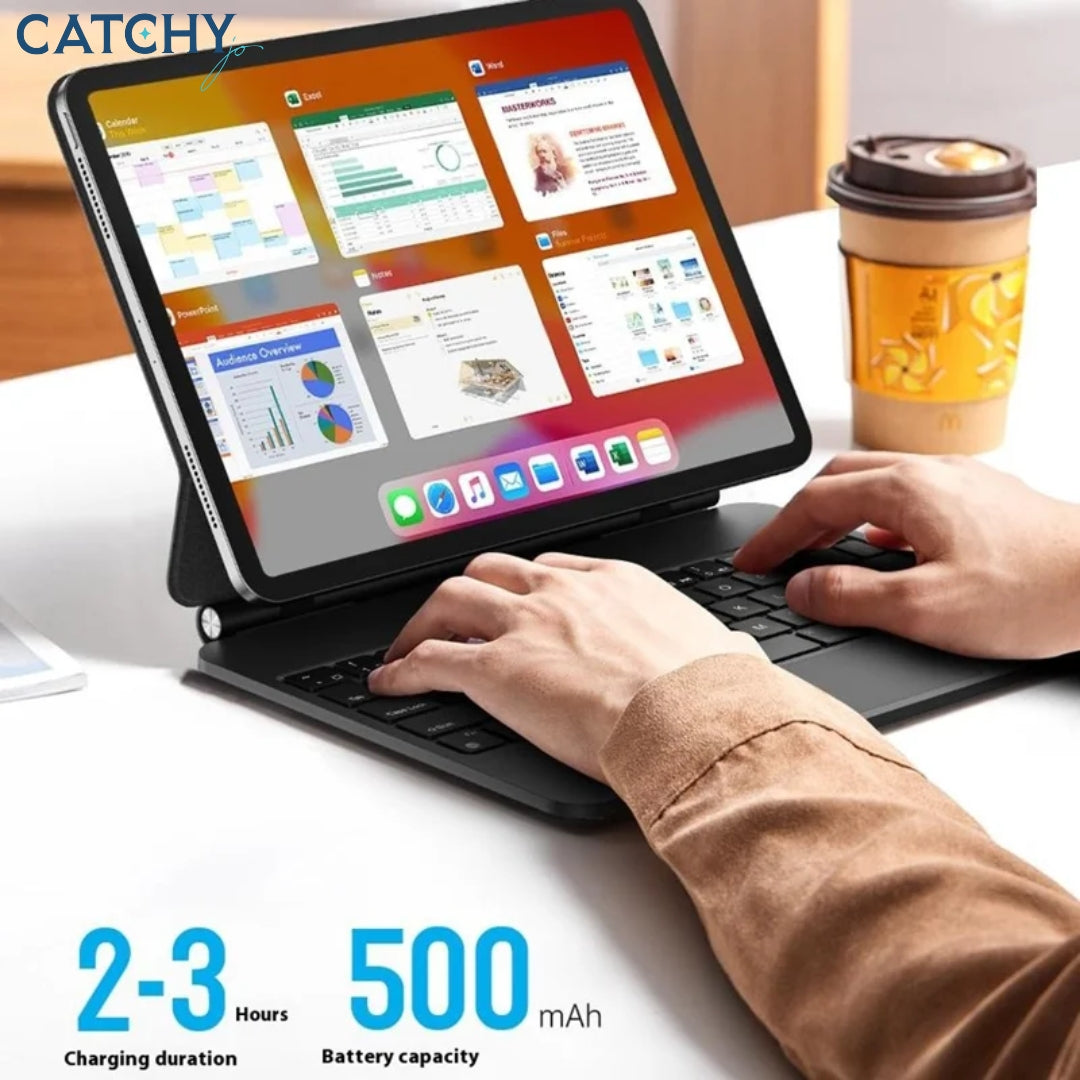 WiWU MK-002 Bluetooth Compatible Keyboard Case (Arabic&English)