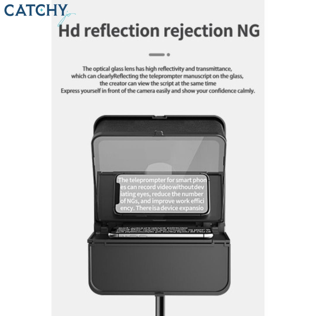 LENSGO TC7S 7.8” Portable Teleprompter With Remote Control