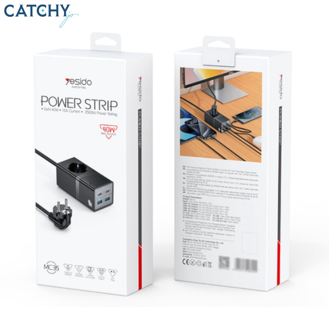 YESIDO MC35 5 IN 1 Power Socket