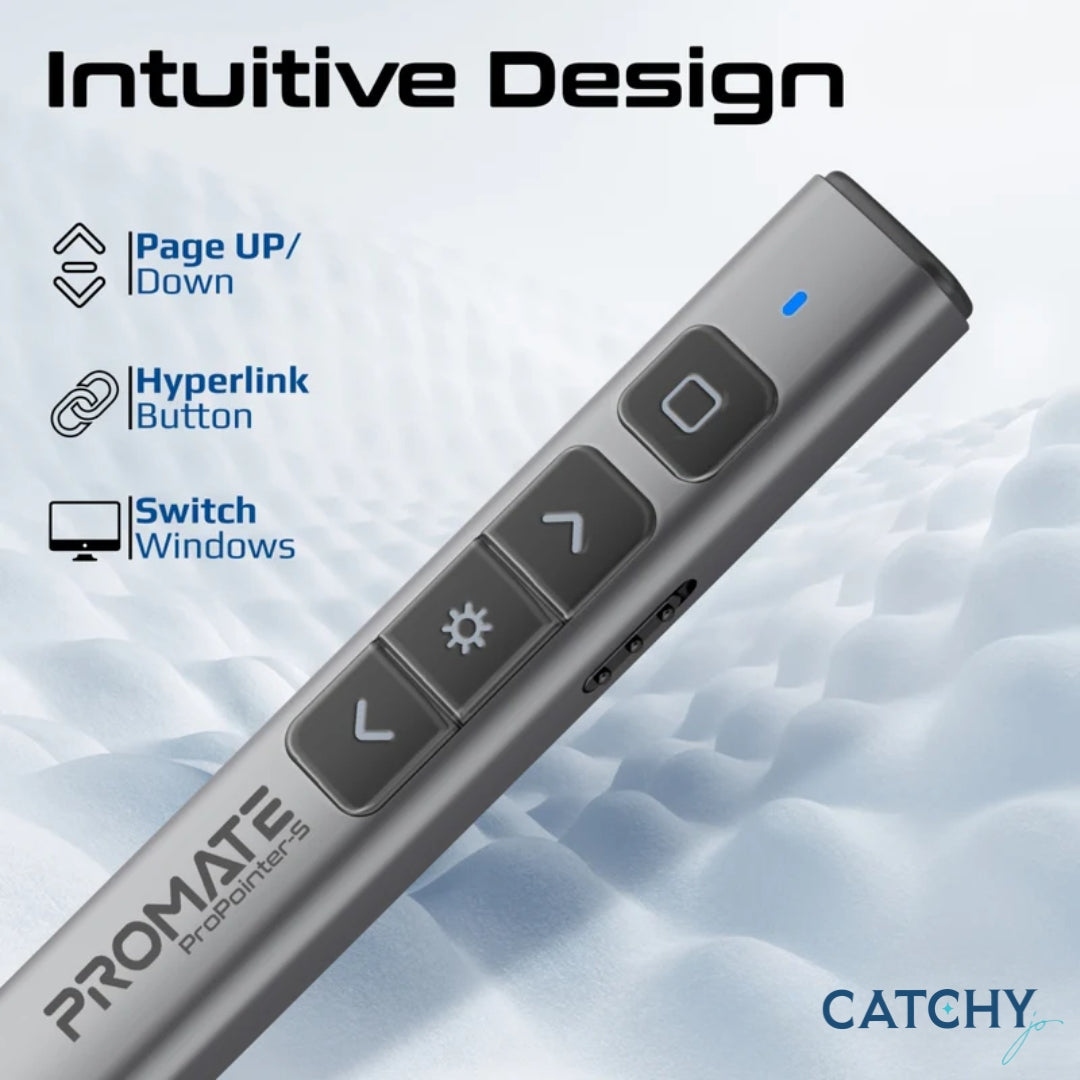 PROMATE ProPointer-S Universal Intuitive Wireless Presenter with Stylus Pen