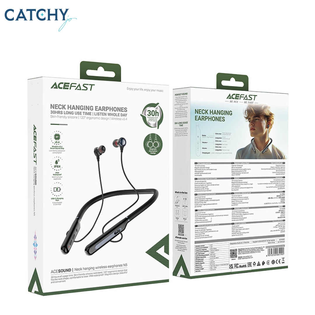ACEFAST N5 Neck Wireless Earphones