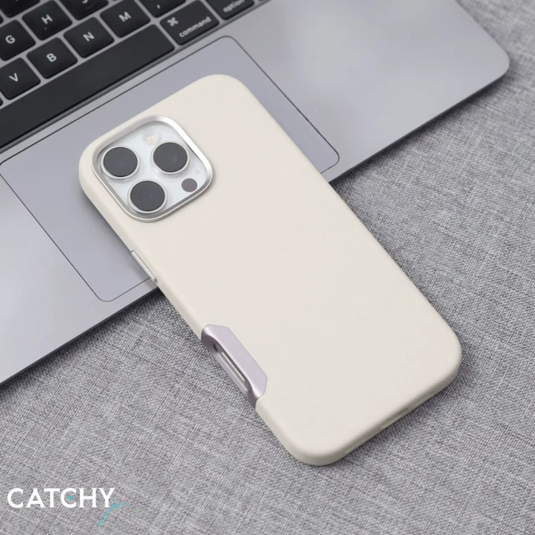 Luxury iPhone Shockproof Leather Mobile Case