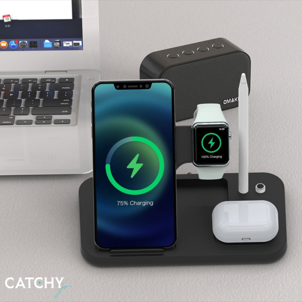 4 in 1 Portable Foldable Fast Charging Station