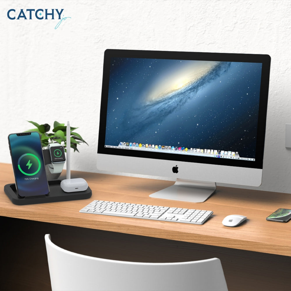 4 in 1 Portable Foldable Fast Charging Station