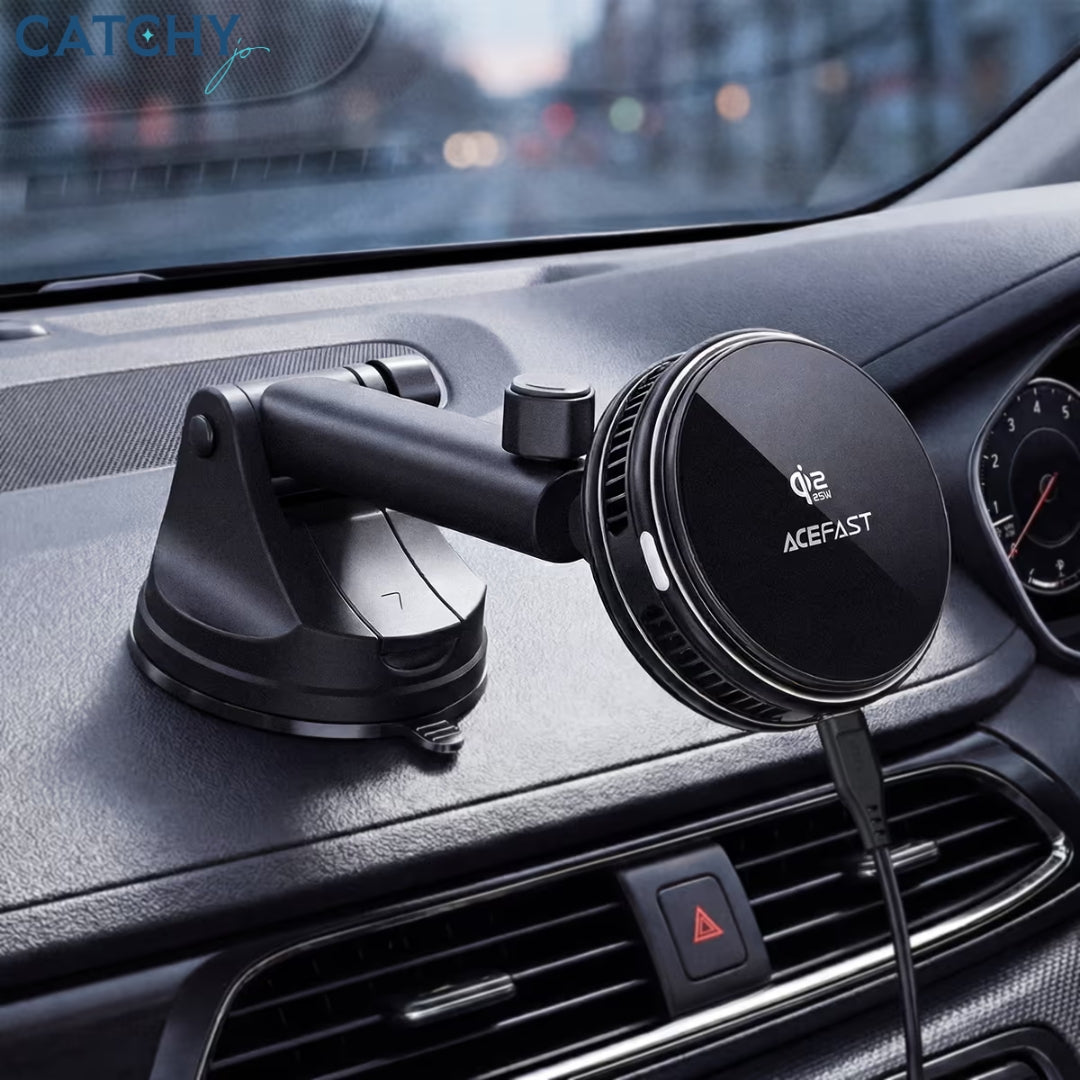 ACEFAST D67 Fast Qi2 Wireless Charger Magnetic Car Holder