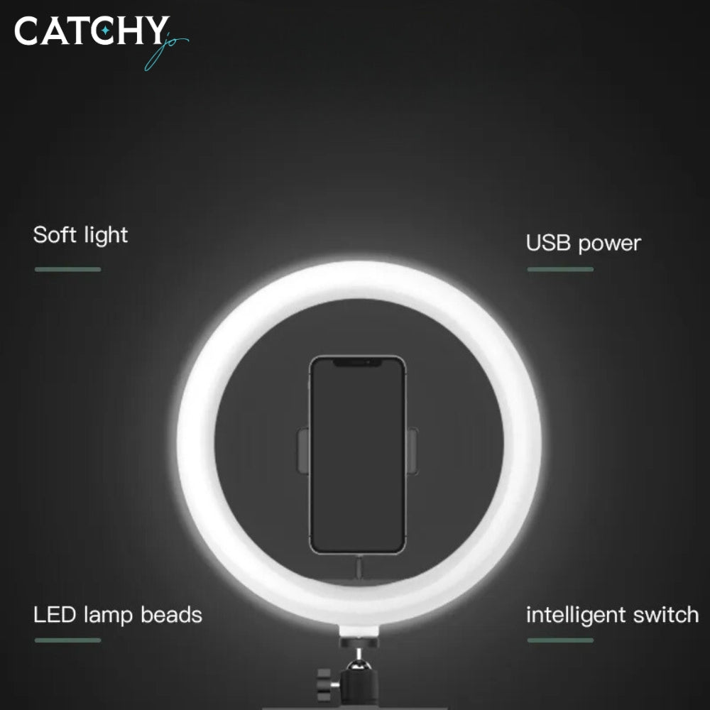 JMARY FM-536A Ring Light With Tripod & Remote