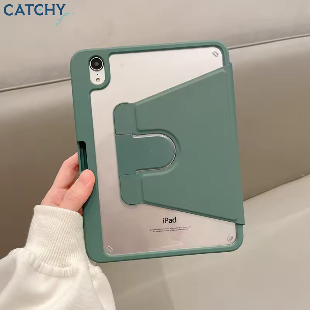 iPad Clear Hard Rotating Case