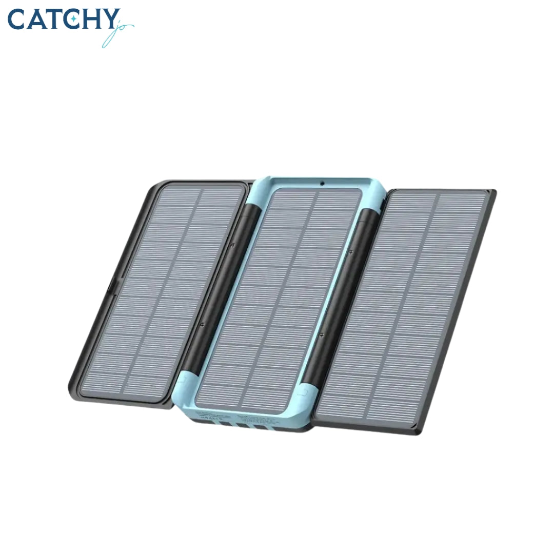 Powerology Solar Multi-Cable Power Bank (16000mAh)