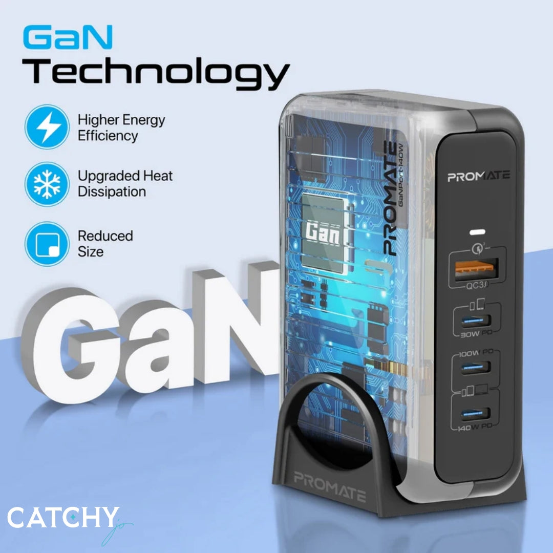 PROMATE GaNPort-140W Super Speed Power Charging Station