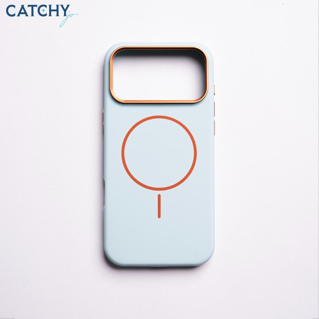 iPhone Silicone MagSafe Slim Case With Metal Camera Frame (2)
