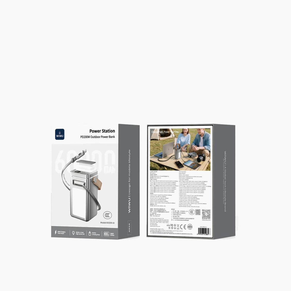 WiWU NX004-B Outdoor Power Station (60000mAh)