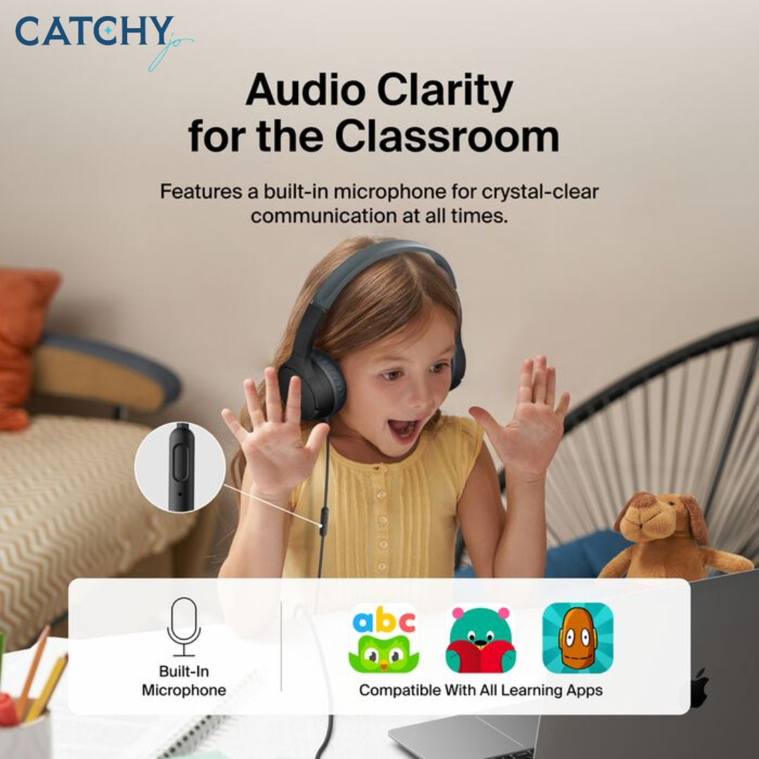 BELKIN SoundForm Kids Mini Wired On-Ear Headphones