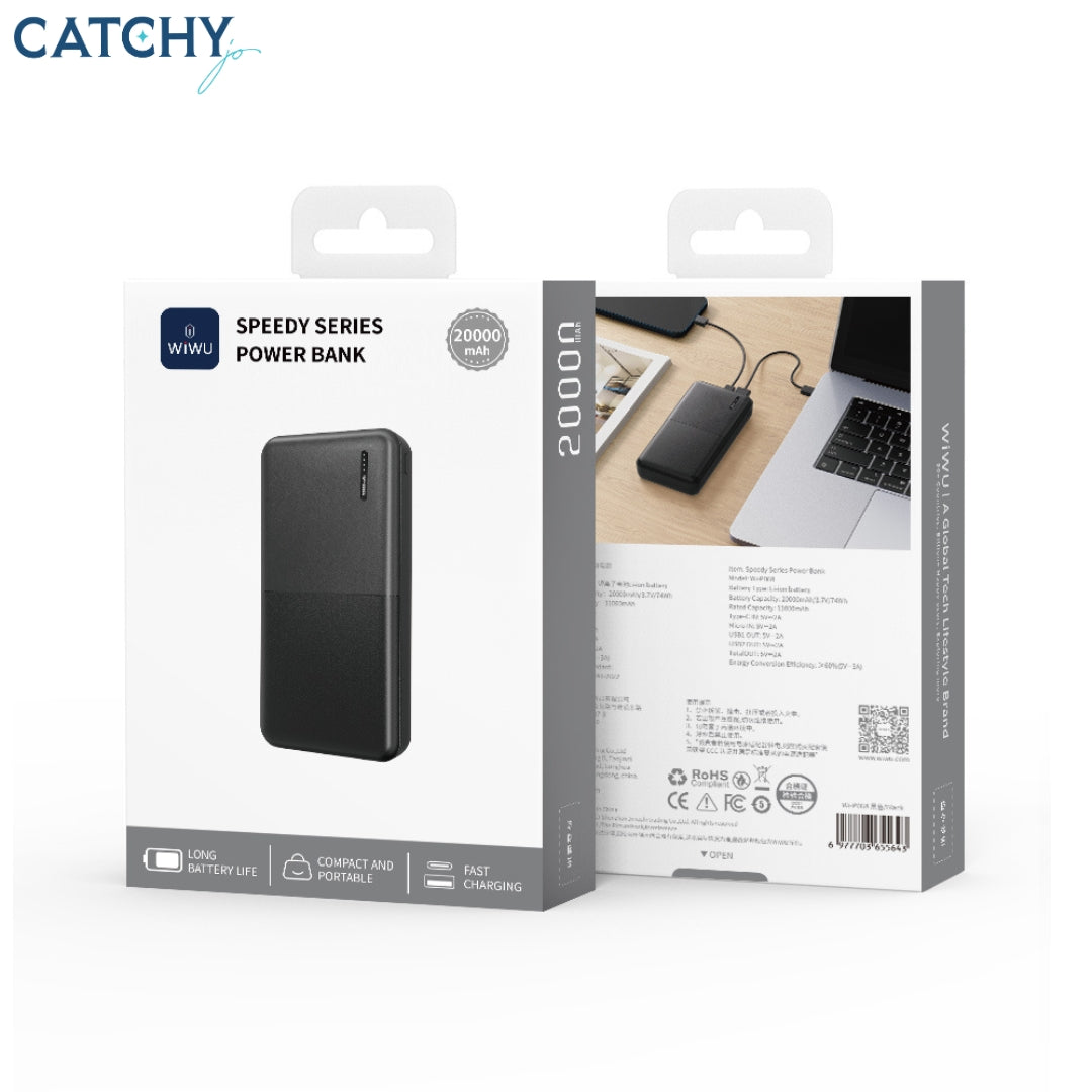 WiWU Wi-P068 Speedy Series Power Bank (20000mAh)
