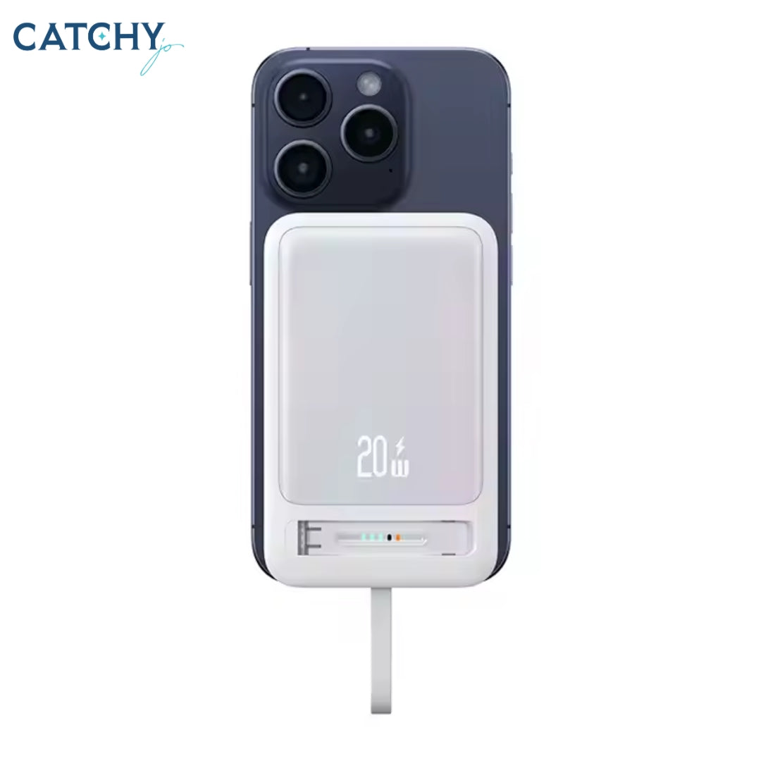 USAMS CD219 Magnetic Wireless Power Bank With Type-C Cable (10000mAh)