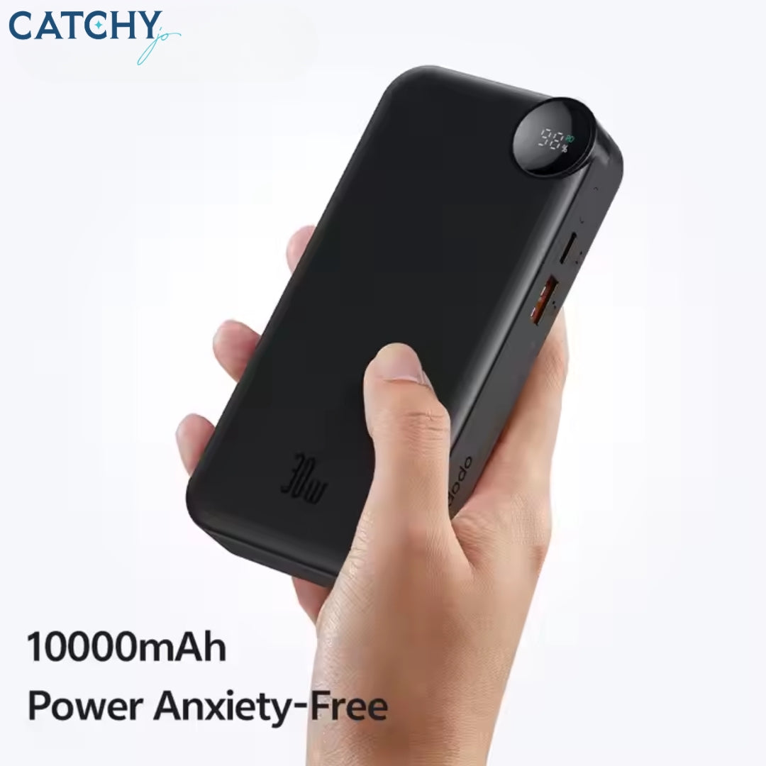 MCDODO 387 Digital Display Power Bank With Retractable Type-C Cable (10000mAh)
