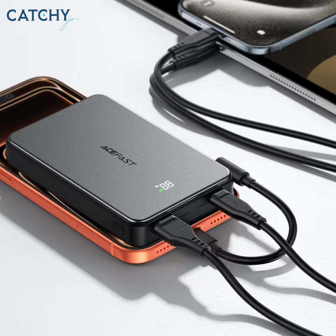 ACEFAST M31 Wireless Power Bank With Type-C Cable (10000mAh)
