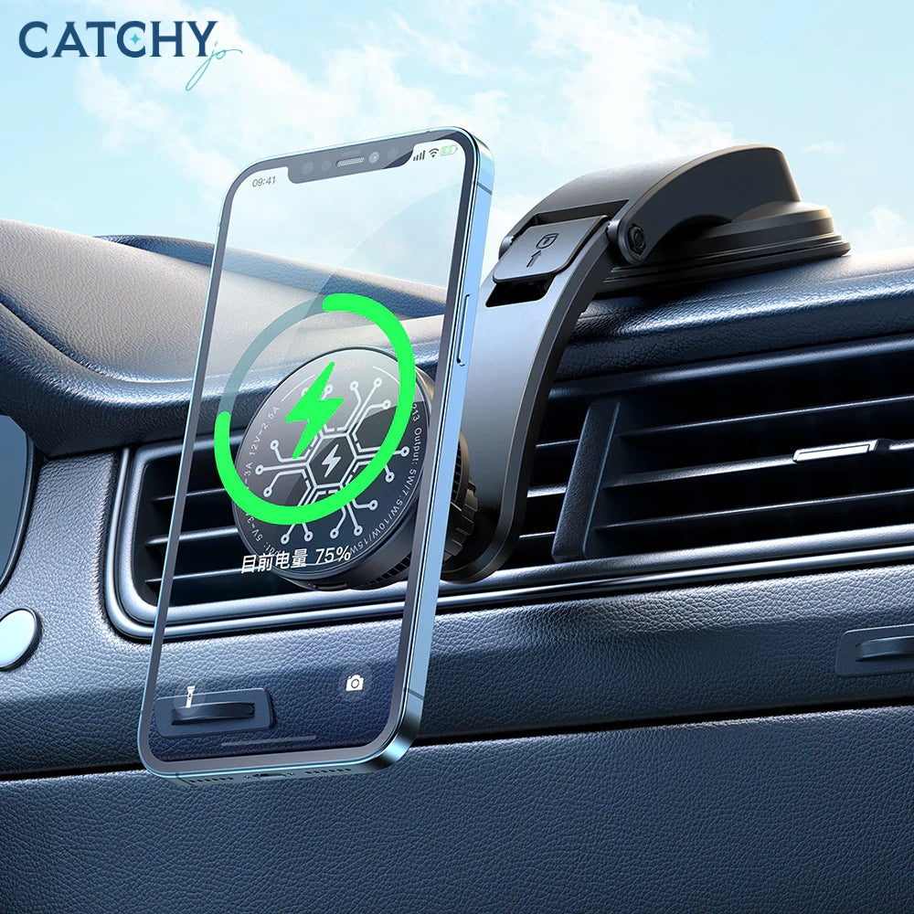MCDODO CH-2130 Magnetic Radiator Wireless Car Charger (15W)