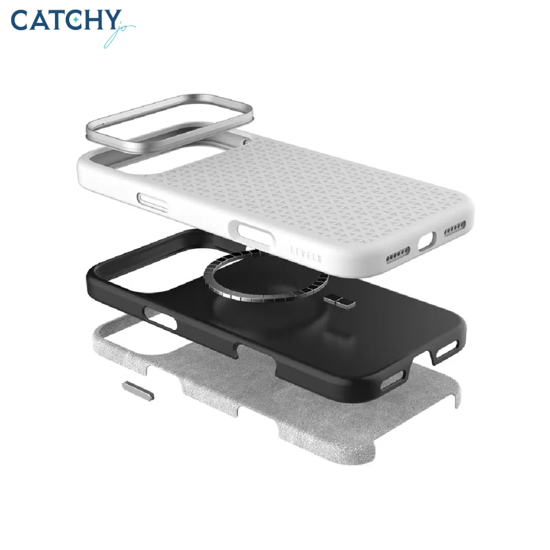 LEVELO Flora MagSafe Liquid Silicone Case