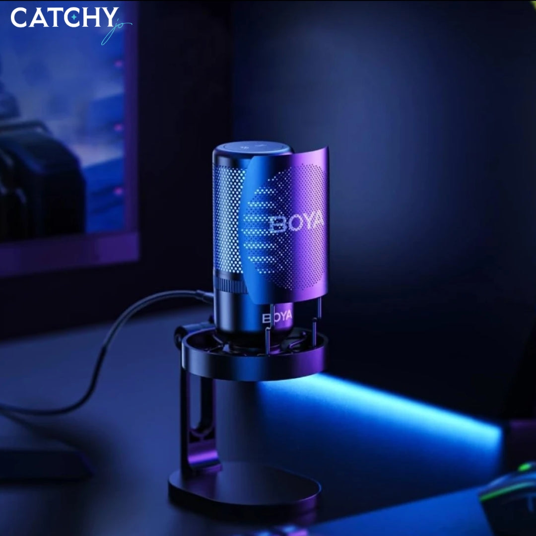BOYA K3 RGB USB Type C Microphone For Streaming
