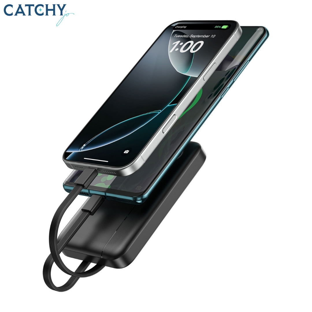 WiWU Wi-P060 Endurance Built-in Dual Cable Power bank (10000mAh)