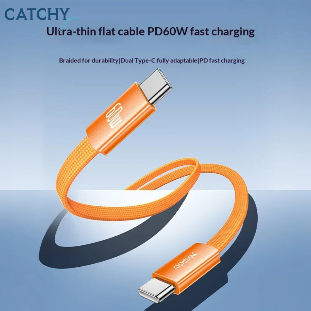YESIDO CA206 USB-C to USB-C Cable (60W)