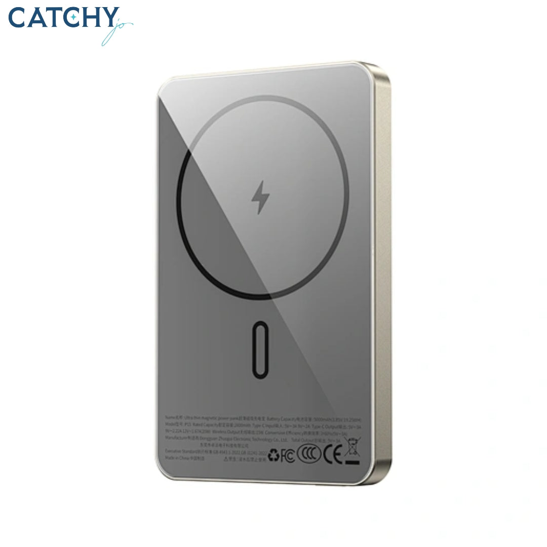 WiWU P15 Ultra Thin Magnetic Power Bank (5000mAh)