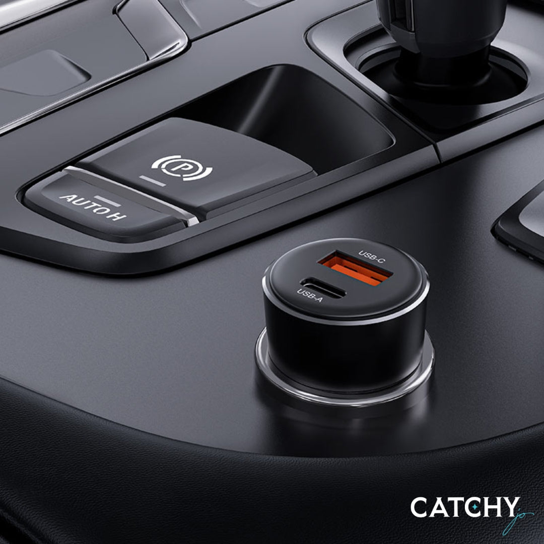 ACEFAST B12 Car Charger USB-C +USB-A (60W)