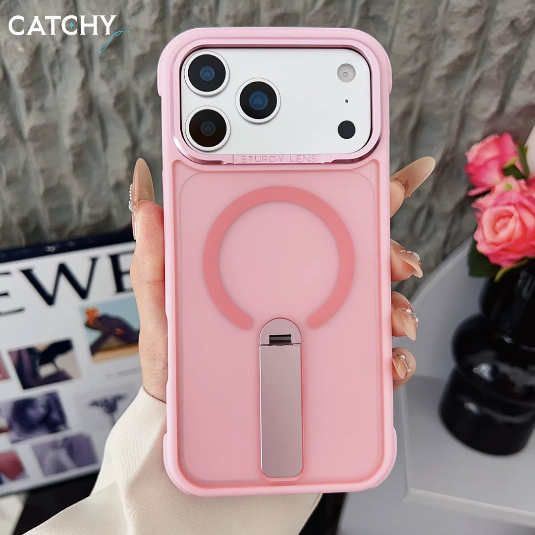 Semi Transparent iPhone Case With Stand